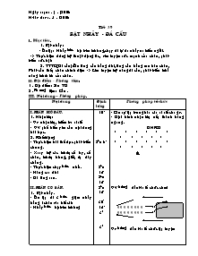 Giáo án Thể dục Lớp 7 - Tiết 39: Bật nhảy - Đá cầu