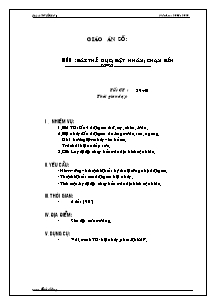 Giáo án Thể dục Lớp 7 - Tiết 39+40: Bài thể dục; Bật nhảy; Chạy bền - Năm học 2009-2010 - Trường THCS Bàu Năng