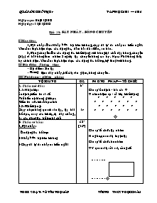 Giáo án Thể dục Lớp 7 - Tiết 39+40 - Năm học 2011-2012 - Vũ Trung Quân