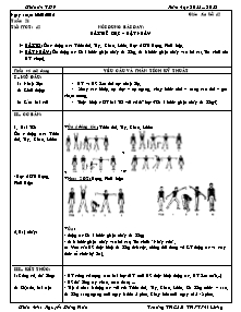 Giáo án Thể dục Lớp 7 - Tiết 42 - Năm học 2011-2012 - Nguyễn Đăng Hoà