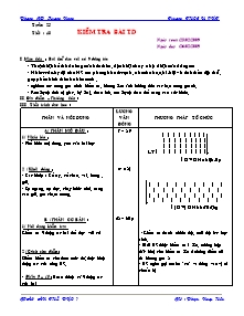 Giáo án Thể dục Lớp 7 - Tiết 48: Kiểm tra bài thể dục - Phạm Ngọc Hữu