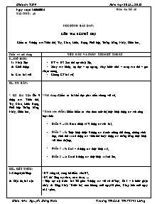 Giáo án Thể dục Lớp 7 - Tiết 48 - Năm học 2011-2012 - Nguyễn Đăng Hoà