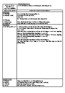 Giáo án Thể dục Lớp 7 - Tiết 48 - Năm học 2012-2013