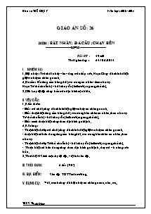 Giáo án Thể dục Lớp 7 - Tiết 49+50: Bật nhảy; Đá cầu; Chạy bền - Năm học 2013-2014 - Trường THCS Thanh Đông