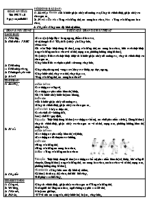 Giáo án Thể dục Lớp 7 - Tiết 51 - Năm học 2010-2011