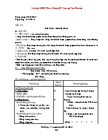 Giáo án Thể dục Lớp 7 - Tiết 51+52 - Năm học 2012-2013 - Luyện Văn Dương