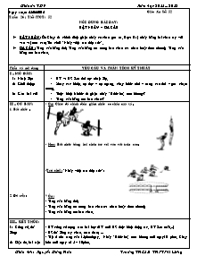 Giáo án Thể dục Lớp 7 - Tiết 52 - Năm học 2011-2012 - Nguyễn Đăng Hoà