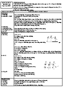 Giáo án Thể dục Lớp 7 - Tiết 53 - Năm học 2010-2011