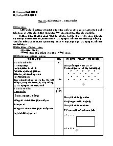 Giáo án Thể dục Lớp 7 - Tiết 53+54 - Năm học 2011-2012 - Vũ Trung Quân