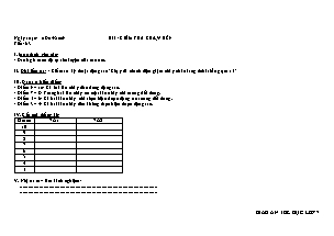 Giáo án Thể dục Lớp 7 - Tiết 53+54