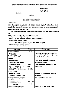 Giáo án Thể dục Lớp 7 - Tiết 55 đến 70 - Phạm Thị Tuyết