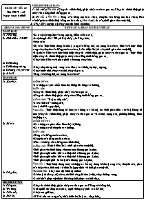 Giáo án Thể dục Lớp 7 - Tiết 55 - Năm học 2010-2011