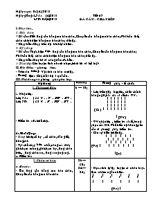 Giáo án Thể dục Lớp 7 - Tiết 57: Đá cầu - Chạy bền - Năm học 2010-2011