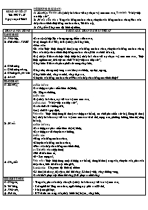 Giáo án Thể dục Lớp 7 - Tiết 57 - Năm học 2010-2011