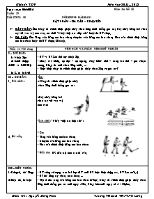 Giáo án Thể dục Lớp 7 - Tiết 58 - Năm học 2011-2012 - Nguyễn Đăng Hoà