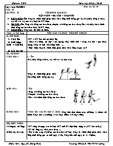 Giáo án Thể dục Lớp 7 - Tiết 59 - Năm học 2011-2012 - Nguyễn Đăng Hoà