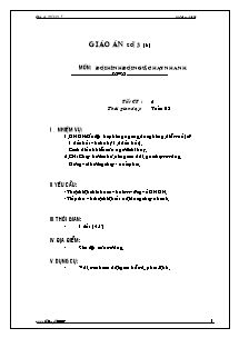 Giáo án Thể dục Lớp 7 - Tiết 6: Đội hình đội ngũ; Chạy nhanh - Trường THCS Trưng Vương