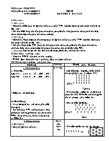 Giáo án Thể dục Lớp 7 - Tiết 60: Bật nhảy - Đá cầu - Năm học 2010-2011