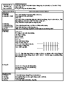 Giáo án Thể dục Lớp 7 - Tiết 64 - Năm học 2010-2011