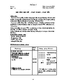 Giáo án Thể dục lớp 7 - Tiết 9 đến 54 - Năm học 2010-2011