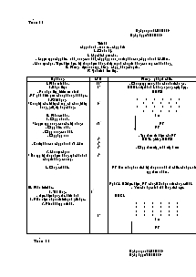 Giáo án Thể dục Lớp 7 - Tuần 11