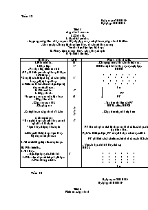 Giáo án Thể dục Lớp 7 - Tuần 12