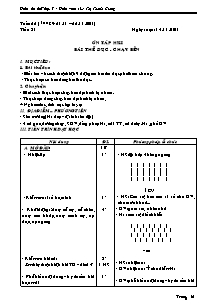 Giáo án Thể dục Lớp 7 - Tuần 16 - Năm học 2011-2012 - Lê Thị Thanh Giang