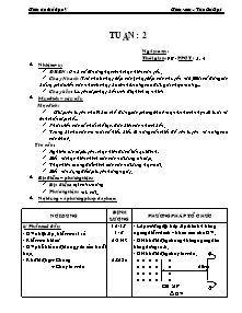 Giáo án Thể dục Lớp 7 - Tuần 2 - Tôn Bá Đại