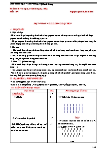 Giáo án Thể dục Lớp 7 - Tuần 25 - Năm học 2011-2012 - Lê Thị Thanh Giang