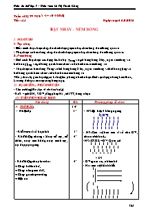 Giáo án Thể dục Lớp 7 - Tuần 28 - Năm học 2011-2012 - Lê Thị Thanh Giang