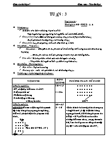 Giáo án Thể dục Lớp 7 - Tuần 3 - Tôn Bá Đại