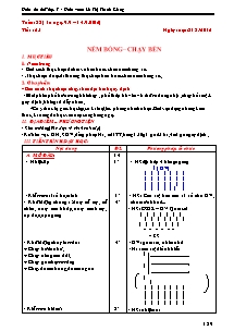 Giáo án Thể dục Lớp 7 - Tuần 33 - Năm học 2011-2012 - Lê Thị Thanh Giang