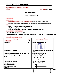 Giáo án Thể dục Lớp 7 - Tuần 35 - Năm học 2011-2012 - Lê Thị Thanh Giang