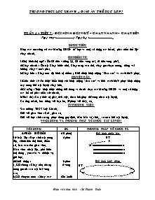 Giáo án Thể dục Lớp 7 - Tuần 4 - Lô Thanh Tuân