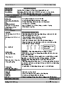 Giáo án Thể dục Lớp 9 - Tiết 7+8 - Năm học 2013-2014 - Trần Đăng Khoa