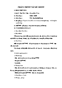 Giáo án Giáo dục quốc phòng Khối 10 - Bài 6 : Cấp cứu ban đầu một số loại tai nạn thông thường và băng bó vết thương - Phạm Thị Cẩm