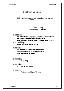 Giáo án môn Thể dục 8 - Tiết 3+4: Đội hình đội ngũ; Bài thể dục; Chạy bền