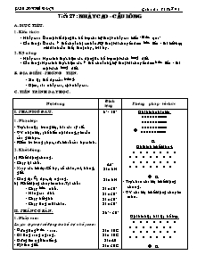 Giáo án môn Thể dục 9 - Chương trình học kì 2 - Bản đẹp 3 cột