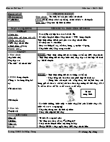 Giáo án môn Thể dục Khối 7 - Tiết 17+18 - Năm học 2012-2013