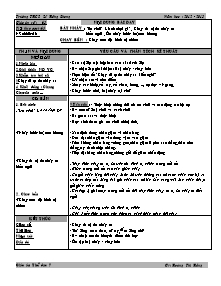 Giáo án môn Thể dục Khối 7 - Tiết 63+64 - Năm học 2012-2013