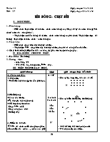 Giáo án môn Thể dục Khối 7 - Tuần 14 - Năm học 2010-2011