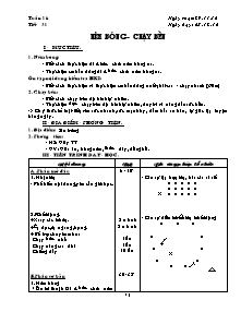 Giáo án môn Thể dục Khối 7 - Tuần 16 - Năm học 2010-2011