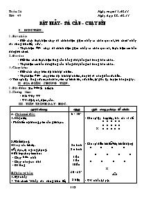 Giáo án môn Thể dục Khối 7 - Tuần 26 - Năm học 2010-2011