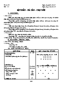 Giáo án môn Thể dục Khối 7 - Tuần 28 - Năm học 2010-2011