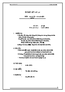 Giáo án môn Thể dục Khối 8 - Tiết 27+28: Đá cầu - Chạy bền - Năm học 2012-2013 - Nguyễn Thanh Tâm