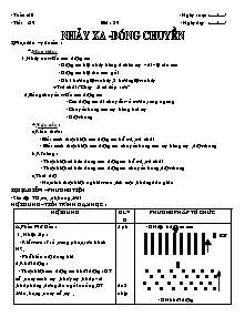 Giáo án môn Thể dục Lớp 8 - Chương trình học kì 2 - Năm học 2010-2011