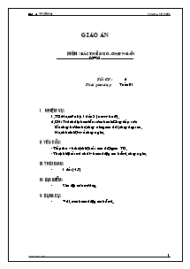 Giáo án môn Thể dục Lớp 8 - Tiết 2 - Năm học 2013-2014 - Trần Duy Hà