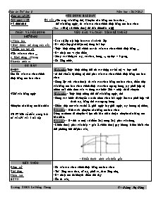 Giáo án môn Thể dục Lớp 8 - Tiết 29+30 - Năm học 2012-2013