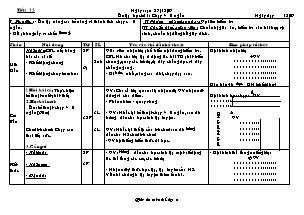 Giáo án môn Thể dục Lớp 8 - Tiết 33 đến Tiết 61