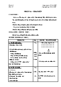 Giáo án môn Thể dục Lớp 9 - Chương trình cả năm (Chuẩn kiến thức)